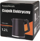 Czajnik elektryczny Bauerkraft TPD-1201 1500W 1.2L Czarny - obraz 8