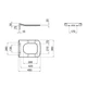 Унитаз подвесной Mixxus QUADRO-0304-R 520x360x365mm, система смыва RIMLESS (MI6707) - изображение 2
