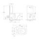 Унитаз компакт Mixxus Ellipse-0403-T3 640x360 овальный, с сиденьем, белый (MI6711) - изображение 7