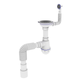 Сифон для кухни Zerix SK-02-C 3 1/2"x40 с резьбовым выпуском и круглым переливом (ZX4954) - изображение 1