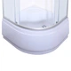 Душова кабіна з високим піддоном Mixxus PLAIN SCT01-90x90x195-FB SATIN матове скло 4мм (MI6894) - зображення 2