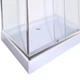 Душевая кабина с низким поддоном Mixxus HARD SCT01-100x90x198-TR CHROME прозрачное стекло 5мм (MI6909) - изображение 9