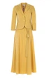 Жіночий короткий приталений жакет LadyLike 40 Гірчичний (ll2167233302344) - изображение 5