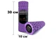 Массажный роллер EasyFit Solid Grid Roller Mini 30 см фиолетовый (A-022349) - изображение 2