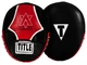 Лапи TITLE Boxing Air Vent Technology Punch Mitt один розмір чорний/червоний (5569) - изображение 1
