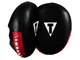 Лапи TITLE Boxing Air Vent Technology Punch Mitt один розмір чорний/червоний (5569) - изображение 4