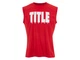Безрукавка TITLE Boxing Iconic Block Muscle Tee M червоний/білий (5401) - зображення 1