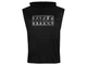 Безрукавка з капюшоном TITLE Boxing Outline Sleeveless Hoodie M чорний/сірий (5719) - изображение 1