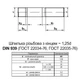 Стержень двусторонний 1,25d М8х35 цинк белый DIN939 сталь 8.8 шаг 1,25 (50шт.) [5Z976P5Z8808003520] Metalvis, шпилька резьбовая - изображение 2