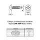 Саморез для кровли со сверлом DIN7504N 3,5х13 PH2 max=2,25 TEX-Pi нержавеющая сталь полукруглая (500шт.) [N9T200000N9T235130] Metalvis - изображение 2