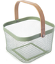 Kosz do przechowywania Orion Greenish metalowy zielony 27 x 24.5 x 17.5 cm (8592381201333) - obraz 3