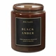 Соєва потріскуюча свічка BLACK AMBER – нішевий аромат амбри, сандалу та деревини, 250 мл - зображення 1