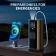 Автомобильный компрессор насос Cafele VC-027 100W TypeC с функцией PowerBank с фонариком и переходниками Черный - изображение 7