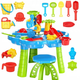 Stolik wodny Woopie 2w1 Piaskownica z Krzesełkiem Aquapark Delfin 55686 (5906280655686) - obraz 2