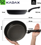 Сковорода Kadax з антипригарним покриттям 28 см (5903699434963) - зображення 4