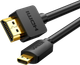 Кабель Ugreen HD127 Micro-HDMI to HDMI 4K Cable Male to Male 2 м Black (UGR-30103) - изображение 1