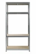 Стелаж металевий оцинкований StahlPro Pure 1650x800x300 мм 4 полиць ХДФ - зображення 3