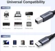 Кабель Ugreen US370 USB-C to USB-B Printer Cable 1 м Black (UGR-45034) - изображение 4