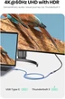 Кабель Ugreen US372 USB-C Male to USB-C 3.1 Gen2 Female 5A 10Gbps 1 м Black (UGR-30205) - изображение 12
