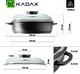 Сковорода Kadax глибока з кришкою 28 см (5903699434918) - зображення 5