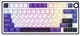 Клавиатура Royal Kludge R75 Wired UA\RU\ENG Cherry Profile (Silver Switch) Blackberry Фиолетовая (RK-R75UARUENG-CHP-SS-BB) - изображение 1