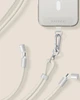 Ремешок-кабель Satechi On-the-Go USB-C 60W Sand (1.5 m) (ST-LOTGLW) - изображение 3