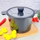 Кастрюля алюминиевая с антипригарным покрытием 5.8 л черная RG-2108-24/2BL Ringel Zitrone Black - изображение 5