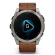 Смарт-часы Garmin fenix 8 51mm,AMOLED,Sapphire, Bare Ti, Blk/Chsnt Lthr (m445071) - изображение 2