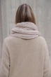 Жіночий Теплий В'язаний Шарф Without Carry Beige - изображение 4