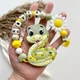 Подарок для девочки с именной игрушкой грызунком Змея хаки на выписку, крестины, рождение - изображение 2