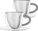 Zestaw filiżanek Orion Double z podwójną ścianką ze spodkiami 160 ml 2 szt (8592381192563) - obraz 1