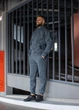 Чоловічий спортивний костюм з капюшоном MonsterBrand утеплений XL (52) графіт - зображення 9