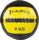 Piłka do ćwiczeń HMS WLB Wall Ball 4 kg Żółta (5907695518276) - obraz 1