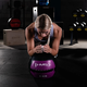 Piłka do ćwiczeń HMS WLB Wall Ball 4 kg Żółta (5907695518276) - obraz 6