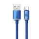 Кабель Baseus USB - Type-C 1.2 метри 100W 6А Blue (CAJY000403) - зображення 3