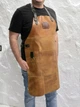 Фартук из натуральной кожи рыжий HollaApron Rust - изображение 4
