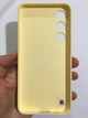 Чехол противоударный силиконовый Silicone Case для Samsung Galaxy S24 FE (S721) Yellow - изображение 7