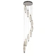 Люстра подвесная каскадная светодиодная LED Levistella 7813142-10 CH хром - изображение 2