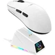 Ігрова мишка Ajazz AJ159 APEX White PAW3950, 8K, 42000DPI, з зарядною станцією - изображение 1