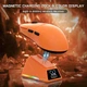 Ігрова мишка Ajazz AJ159 APEX Orange PAW3950, 8K, 42000DPI, з зарядною станцією - изображение 4