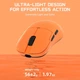 Ігрова мишка Ajazz AJ159 APEX Orange PAW3950, 8K, 42000DPI, з зарядною станцією - изображение 5