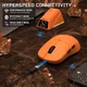 Ігрова мишка Ajazz AJ159 APEX Orange PAW3950, 8K, 42000DPI, з зарядною станцією - изображение 7