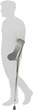 Костыль подлокотный Ossenberg Klassiker 220 DK Gray (2000213002165) - изображение 3