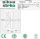 Окно-Steko 800х1000 мм 3/стекла/аргон, левое - изображение 2