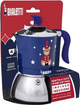 Kawiarka Bialetti Fiammetta Induction Joyful Christmas na 4 filiżanki 200 ml Niebieska (8006363095020) - obraz 2