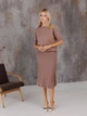 Юбка миди осенняя женская ARTKNIT Плиссе S Тауп (2251940730016) - изображение 11