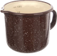 Kubek Orion Brown emaliowany z miarką brązowy 1.2 l (8592381164812) - obraz 1