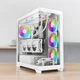 Корпус Xilence XILENT GLEAM ARGB X818.W.ARGB MIDI без блока живлення 2×USB 3.0 USB-C 4×140 мм ARGB (4F4425FF1D85) - зображення 10