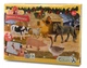 Набір Різдвяний адвент календар 24 фігурки ферми та коней AR Collecta 84178 - изображение 1
