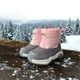 Термодутики для девочки Kimboo Серо-розовый (FG574-1F pink-grey (25 (16 см)) - изображение 3